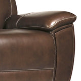 Parker House Jameson - Hickory Power Reclining Zero Gravity Sofa And Two Recliners Dark Brown 100% Leather ,Leather Match Mjam-311phz-hkry