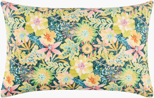 Livabliss Spring Bouquet Floral Lumbar Pillow Polyester Accent for Sofas and Bedroom Decor SBT002-1422D