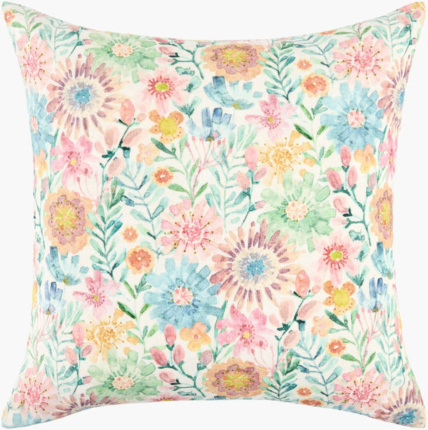 Livabliss Spring Bouquet Botanical Polyester Accent Pillow for Sofas and Transitional Living Rooms SBT004-2020P