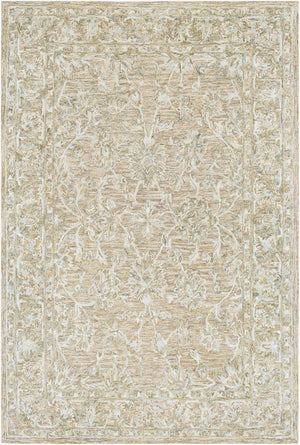 Livabliss Shelby Hand Tufted Wool Viscose Accent Rug Soft Textured Pile for Entryway Decor Ivory, Charcoal 9' x 13' SBY1000-913