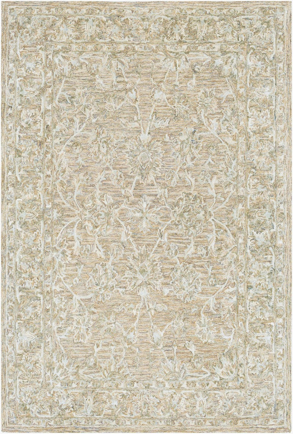 Livabliss Shelby Hand Tufted Wool Viscose Accent Rug Soft Textured Pile for Entryway Decor Ivory, Charcoal 9' x 13' SBY1000-913