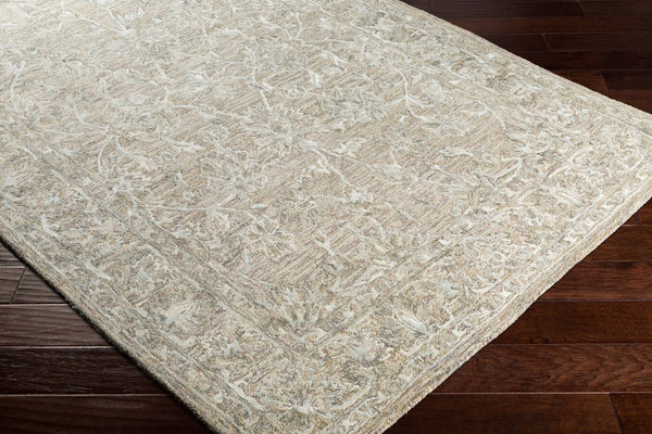 Livabliss Shelby Hand Tufted Wool Viscose Accent Rug Soft Textured Pile for Entryway Decor Ivory, Charcoal 9' x 13' SBY1000-913