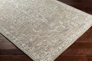Livabliss Shelby Hand Tufted Wool Viscose Area Rug Traditional Pattern for Entryway or Bedroom Medium Brown, S 4' x 6' SBY1007-46