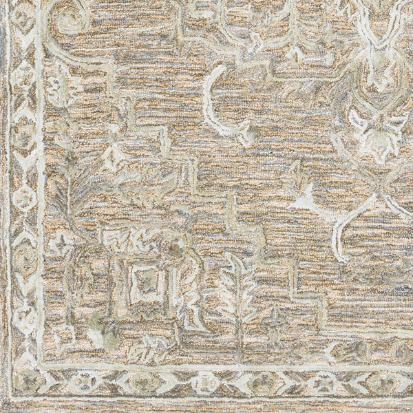 Livabliss Shelby Hand Tufted Wool Viscose Area Rug Traditional Pattern for Entryway or Bedroom Medium Brown, S 4' x 6' SBY1007-46