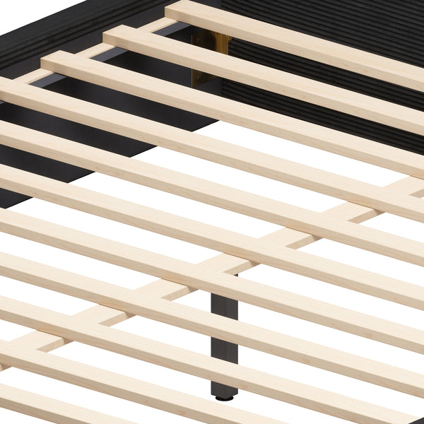 Zuo Modern Sele King Bed - Stylish Modern Design With High-quality Materials For A Chic Contemporary Bedroom Black 100% Polyester,Rubberwood,Mdf,Plywood,100% Polypropylene 110711-zuo-modern