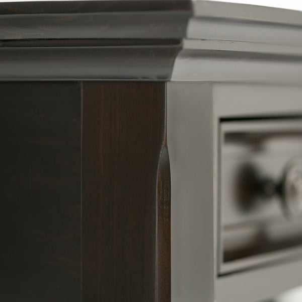 English Elm Amherst Solid Wood Desk in Hickory Brown - 54" Transitional Home Office Desk with Drawers & Keyboard Tray B136P159429