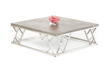 VIG Furniture Modrest Scape Modern Concrete Coffee Table VGGR630300