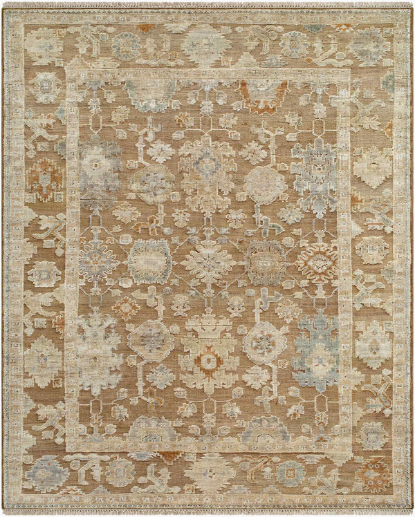 Surya Sinclair Farmhouse Cottage 10' X 14' Handmade Wool Rug - Rustic Elegance & Comfort For Your Home Taupe Wool Scc2300-69