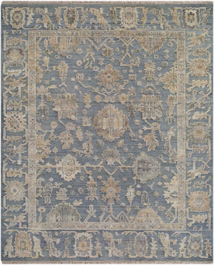 Surya Sinclair Farmhouse Cottage 10' X 14' Handmade Wool Rug - Rustic Elegance & Comfort For Your Home Steel Blue Wool Scc2301-69