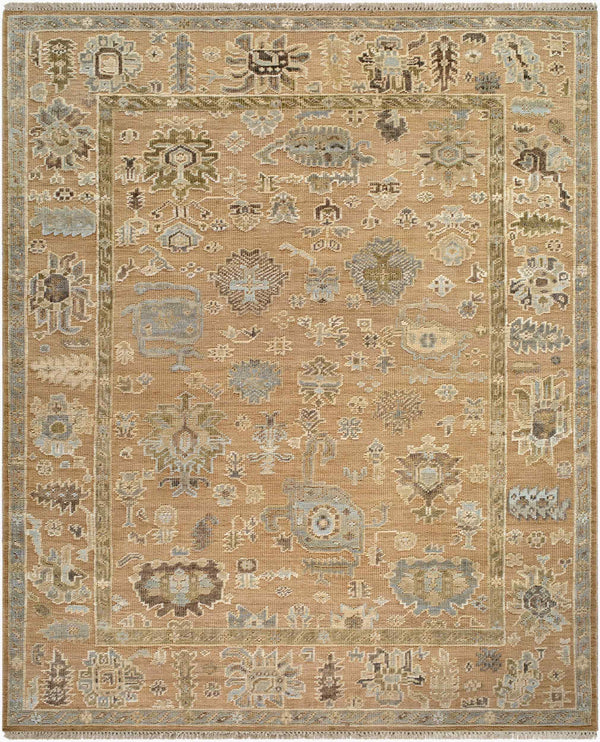 Surya Sinclair Farmhouse Cottage 10' X 14' Handmade Wool Rug - Rustic Elegance & Comfort For Your Home Terracotta Wool Scc2302-69