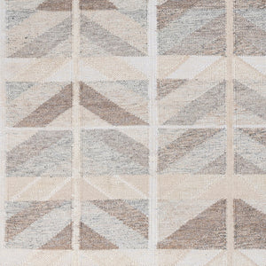 Surya Scandi 2' X 3' Handmade Area Rug – Luxurious Cotton, Acrylic, And Wool Blend For Elegant Home Decor Tan Viscose,Wool,Acrylic,Cotton Scd2300-23