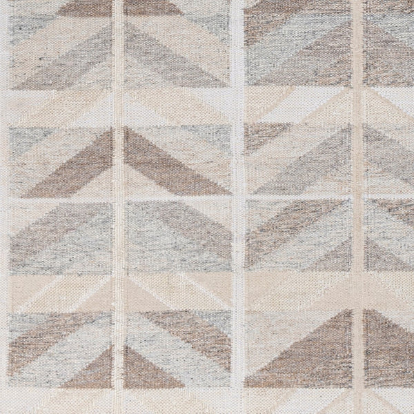 Surya Scandi 2' X 3' Handmade Area Rug – Luxurious Cotton, Acrylic, And Wool Blend For Elegant Home Decor Tan Viscose,Wool,Acrylic,Cotton Scd2300-23