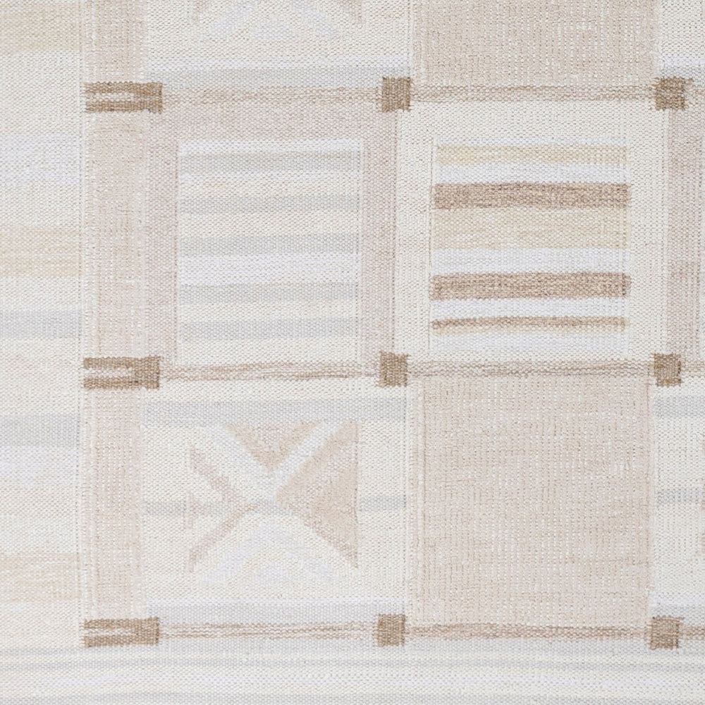 Surya Scandi 2' X 3' Handmade Area Rug – Luxurious Cotton, Acrylic, And Wool Blend For Elegant Home Decor Tan Viscose,Linen,Acrylic,Wool Scd2302-23