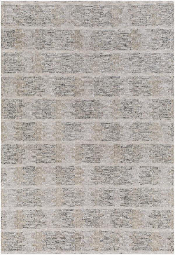 Surya Scandi 2' X 3' Handmade Area Rug – Luxurious Cotton, Acrylic, And Wool Blend For Elegant Home Decor Mustard Viscose,Wool,Cotton Scd2304-23