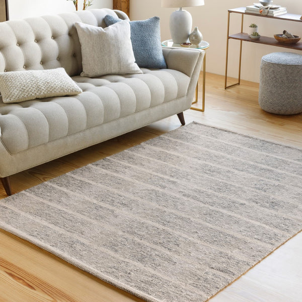 Surya Scandi 2' X 3' Handmade Area Rug – Luxurious Cotton, Acrylic, And Wool Blend For Elegant Home Decor Mustard Viscose,Wool,Cotton Scd2304-23