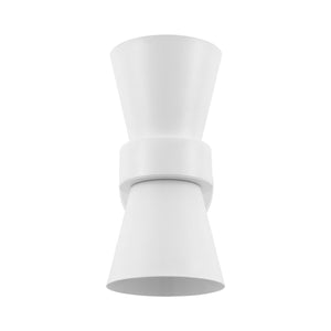 Safavieh 	Bynner, 2 Light, 7 Inch, White, Metal Wall Sconce Set Of 2 - Set of 2 White SCN4108B-SET2