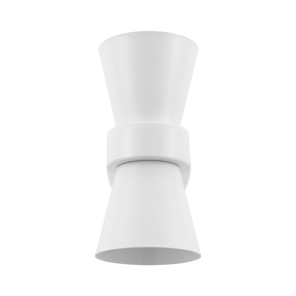 Safavieh 	Bynner, 2 Light, 7 Inch, White, Metal Wall Sconce Set Of 2 - Set of 2 White SCN4108B-SET2