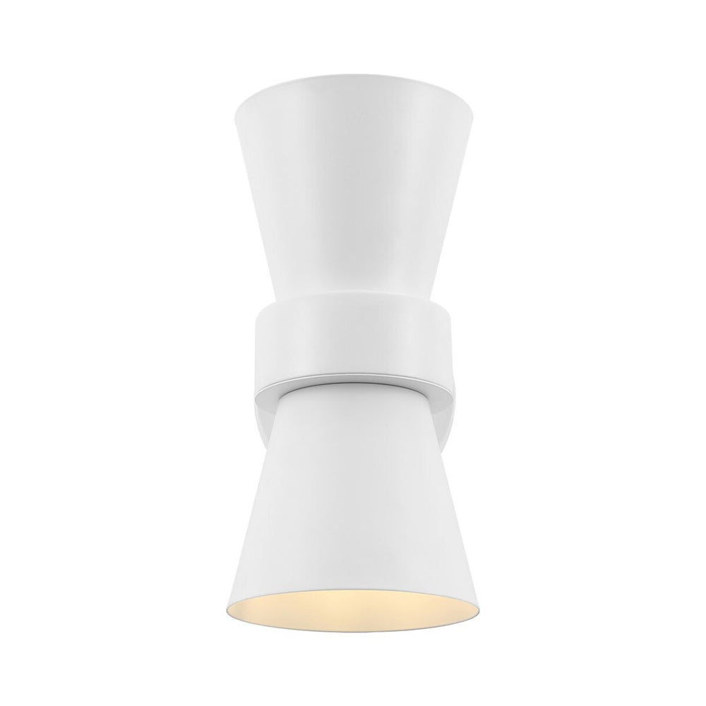 Safavieh 	Bynner, 2 Light, 7 Inch, White, Metal Wall Sconce Set Of 2 - Set of 2 White SCN4108B-SET2