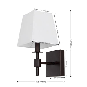 Safavieh Clauren, 5.75 Inch, Black, Iron Wall Sconce Set Of 2 - Set of 2 Orb SCN4122A-SET2