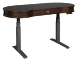 Hekman Custom Office Kidney Shaped Adjustable Height Desk