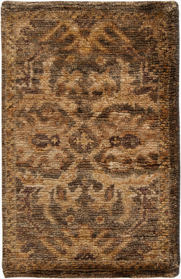 Surya Scarborough 5' X 8' Hand Made Jute Rug - Elegant Low Pile Design For Timeless Home Decor Charm Charcoal Jute Scr5107-23