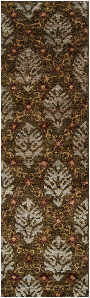Surya Scarborough 5' X 8' Hand Made Jute Rug - Elegant Low Pile Design For Timeless Home Decor Charm Dark Brown Jute Scr5112-268