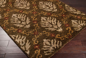 Surya Scarborough 5' X 8' Hand Made Jute Rug - Elegant Low Pile Design For Timeless Home Decor Charm Dark Brown Jute Scr5112-268