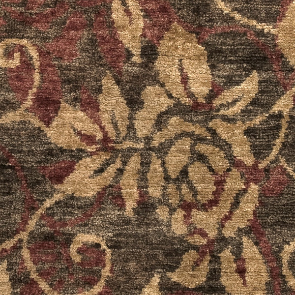 Surya Scarborough 5' X 8' Hand Made Jute Rug - Elegant Low Pile Design For Timeless Home Decor Charm Dark Brown Jute Scr5113-58