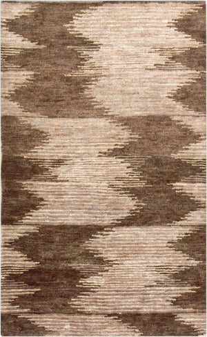 Surya Scarborough 5' X 8' Hand Made Jute Rug - Elegant Low Pile Design For Timeless Home Decor Charm Dark Brown Jute Scr5134-811