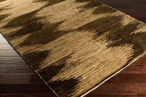 Surya Scarborough 5' X 8' Hand Made Jute Rug - Elegant Low Pile Design For Timeless Home Decor Charm Dark Brown Jute Scr5134-811