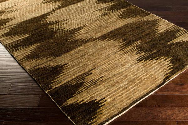 Surya Scarborough 5' X 8' Hand Made Jute Rug - Elegant Low Pile Design For Timeless Home Decor Charm Dark Brown Jute Scr5134-811