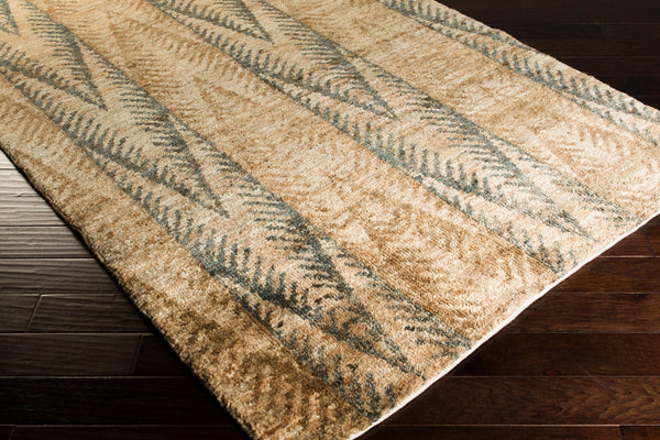 Surya Scarborough 5' X 8' Hand Made Jute Rug - Elegant Low Pile Design For Timeless Home Decor Charm Dark Brown Jute Scr5135-811