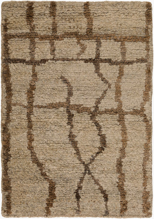 Surya Scarborough 5' X 8' Hand Made Jute Rug - Elegant Low Pile Design For Timeless Home Decor Charm Tan Jute Scr5139-23