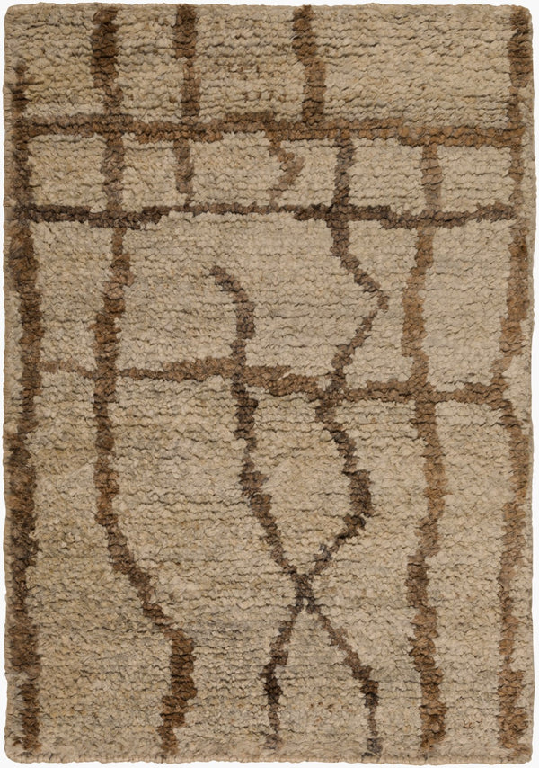 Surya Scarborough 5' X 8' Hand Made Jute Rug - Elegant Low Pile Design For Timeless Home Decor Charm Tan Jute Scr5139-23