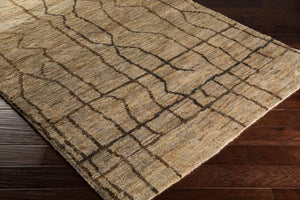 Surya Scarborough 5' X 8' Hand Made Jute Rug - Elegant Low Pile Design For Timeless Home Decor Charm Tan Jute Scr5139-23