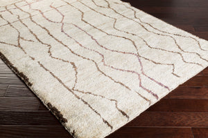 Surya Scarborough 5' X 8' Hand Made Jute Rug - Elegant Low Pile Design For Timeless Home Decor Charm Tan Jute Scr5141-23