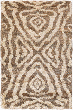 Surya Scarborough 5' X 8' Hand Made Jute Rug - Elegant Low Pile Design For Timeless Home Decor Charm Tan Jute Scr5143-23