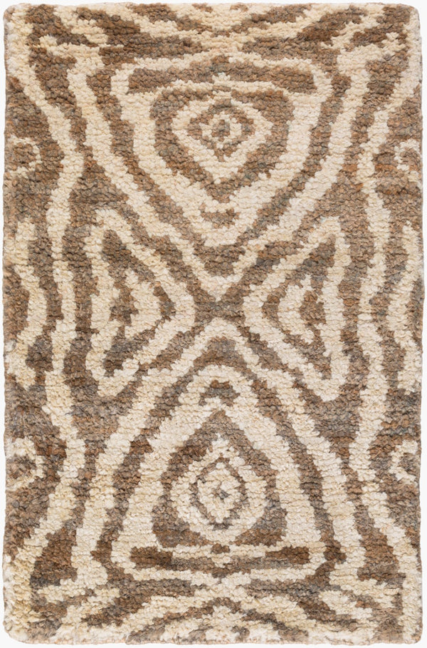 Surya Scarborough 5' X 8' Hand Made Jute Rug - Elegant Low Pile Design For Timeless Home Decor Charm Tan Jute Scr5143-23