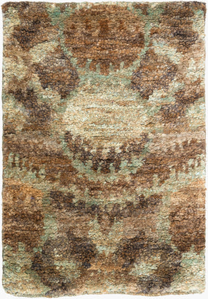 Surya Scarborough 5' X 8' Hand Made Jute Rug - Elegant Low Pile Design For Timeless Home Decor Charm Light Sage Jute Scr5151-23