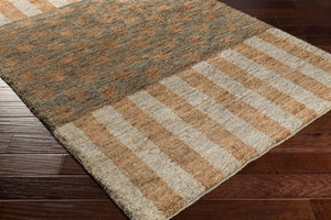 Surya Scarborough 5' X 8' Hand Made Jute Rug - Elegant Low Pile Design For Timeless Home Decor Charm Gray Jute Scr5155-268