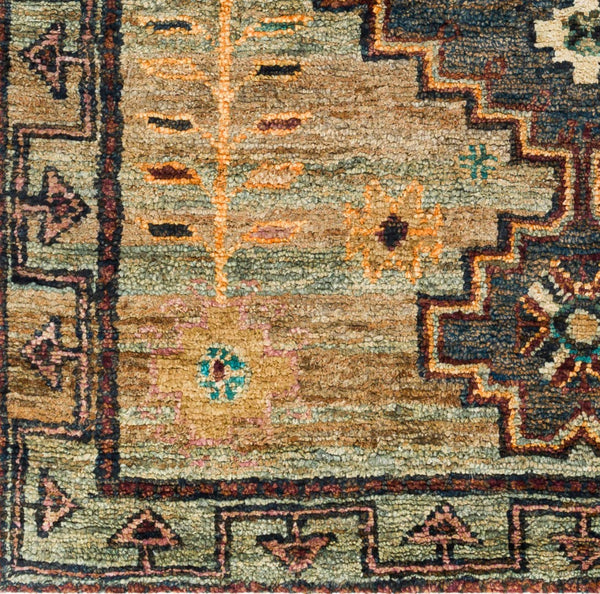 Surya Scarborough 5' X 8' Hand Made Jute Rug - Elegant Low Pile Design For Timeless Home Decor Charm Medium Green Jute Scr5161-69