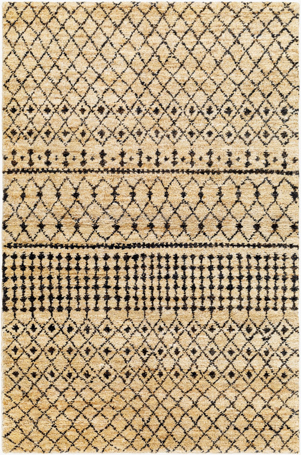 Surya Scarborough 5' X 8' Hand Made Jute Rug - Elegant Low Pile Design For Timeless Home Decor Charm Butter Jute Scr5163-69