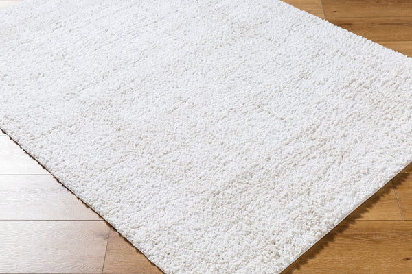 Livabliss Sacramento Shag Plush Polyester Area Rug Machine Woven for Living Room or Bedroom White, Oatmeal 7'10" x 10' SCS2300-71010
