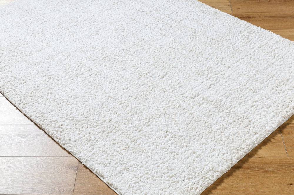 Livabliss Sacramento Shag Plush Polyester Area Rug Mid Century Modern Style for Living Rooms White, Oatmeal 7'10" x 10' SCS2302-71010
