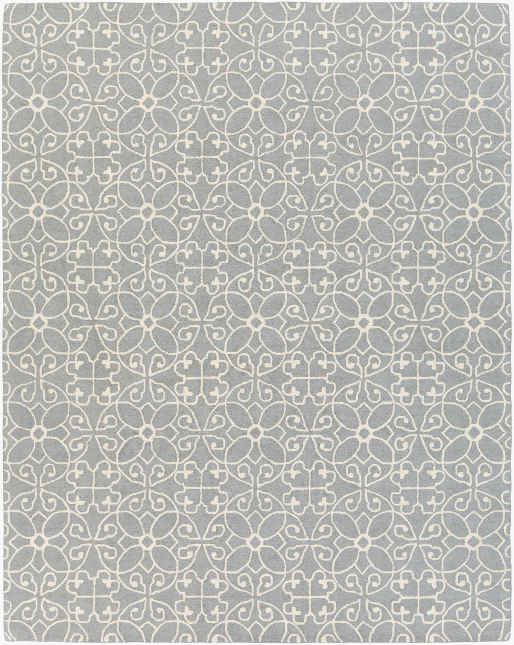Surya Scott Sct-1008 Handmade 2'5" X 8' Rustic Wool Rug - Cozy Charm For Your Home Decor, Spot Clean Only Slate Wool Sct1008-258