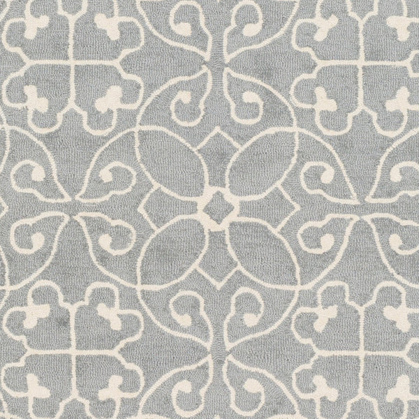 Surya Scott Sct-1008 Handmade 2'5" X 8' Rustic Wool Rug - Cozy Charm For Your Home Decor, Spot Clean Only Slate Wool Sct1008-258