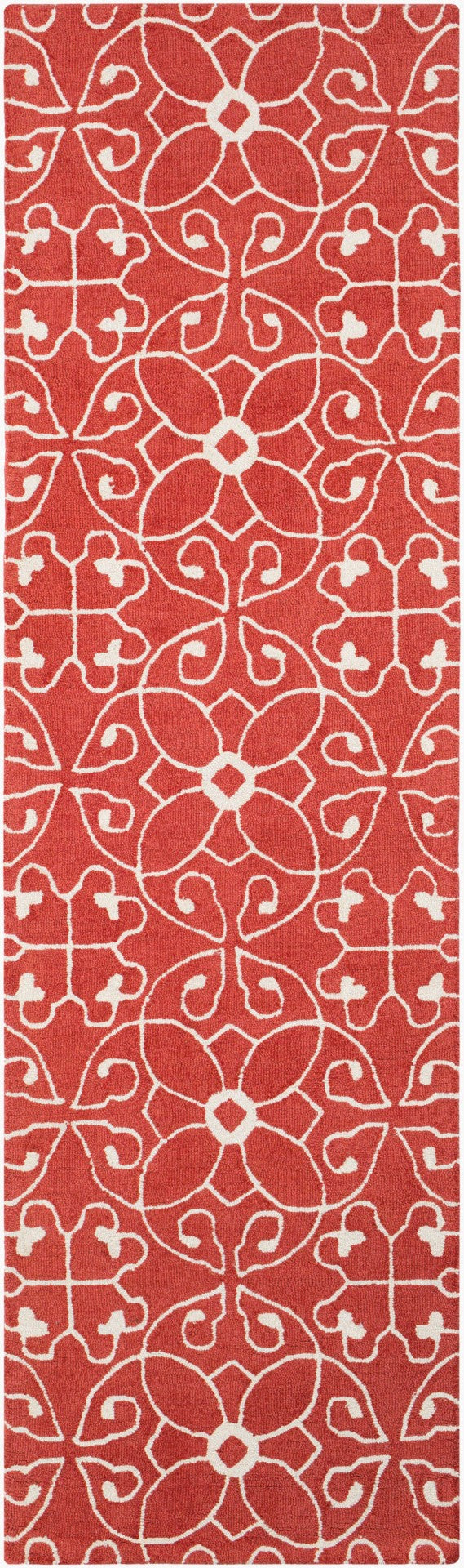 Surya Scott Hand Tufted Wool Runner Rug Rustic Farmhouse Hallway Entryway Low Pile India Crafted SCT1010-258