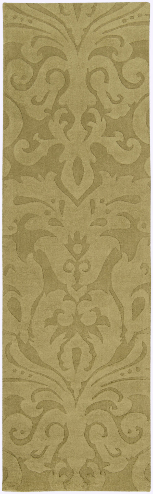Surya Sculpture 2' X 3' Hand Loomed Wool Rug - Timeless Elegance & Comfort For Your Home Décor Space Light Olive Wool Scu7515-268