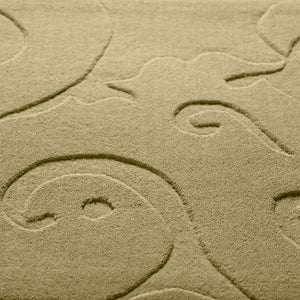 Surya Sculpture 2' X 3' Hand Loomed Wool Rug - Timeless Elegance & Comfort For Your Home Décor Space Light Olive Wool Scu7515-268