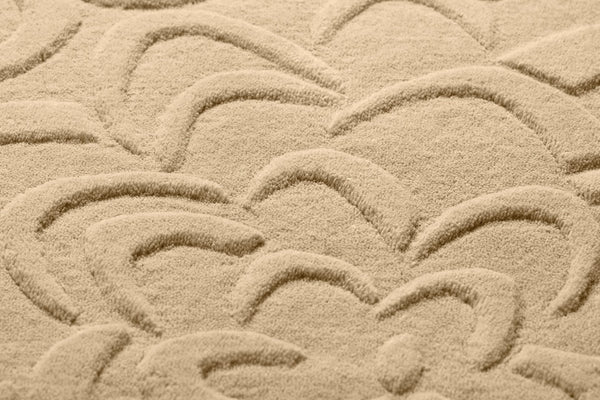 Surya Sculpture Hand Loomed Wool Area Rug Textural Geometric Design for Modern Interiors SCU7532-23